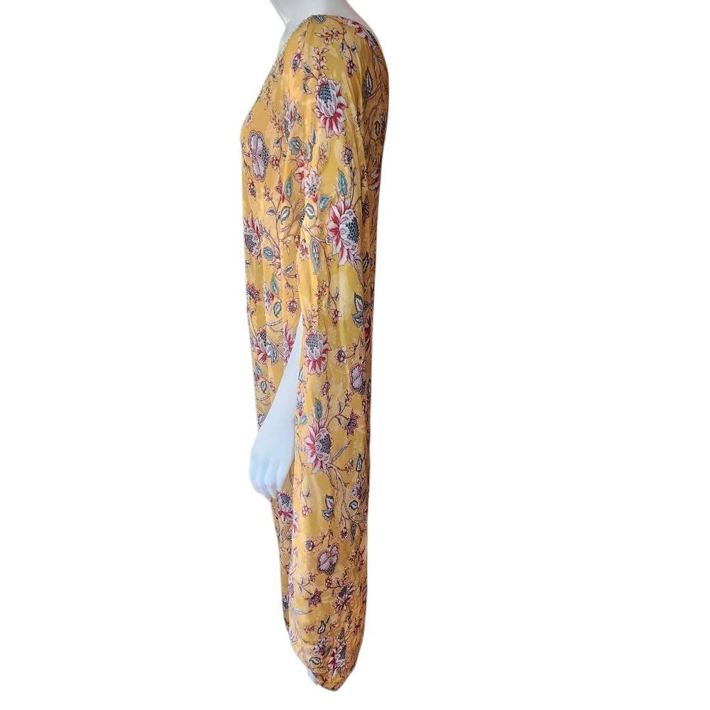 Chhavvi Aggarwal Yellow Floral One Shoulder Top (L) - Picture 6 of 7